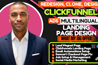 create multilingual clickfunnels landing page sales funnel clickfunnel 2 0 guru