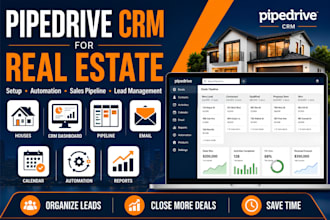 build pipedrive CRM for real estate agencies, automate your sales pipeline