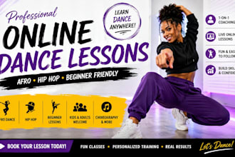teach fun online afro, hip hop, dance fitness, and choreography lessons