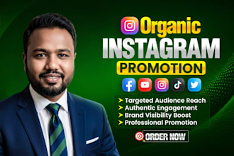 do instagram promotion for organic growth