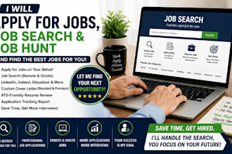 apply for jobs, job search, job application, job hunt and find job for you