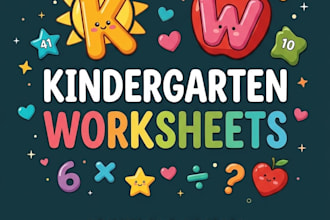 design printable preschool and kindergarten worksheets