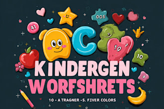 design printable kindergarten worksheets