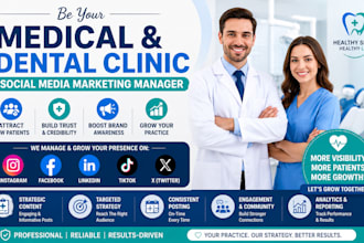 be your med dentists, healthcare, dentists clinic social media marketing manager