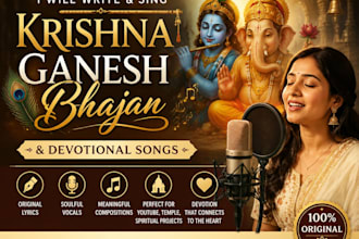 create custom hindi devotional music with bhajans mantras and vocals