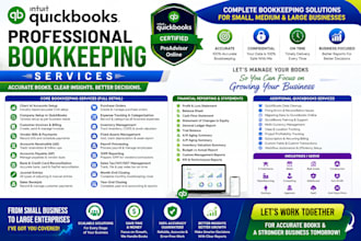 quickbooks online bookkeeping and bank reconciliation