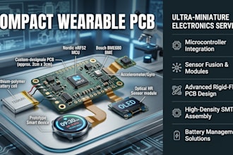 develop compact wearable pcb and smart device electronics