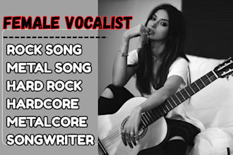 female rock singer, female metal rock singer hard rock vocals metal vocalist