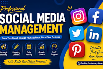 be your social media marketing manager