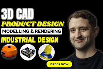 do 3d cad design and mechanical design for manufacturing