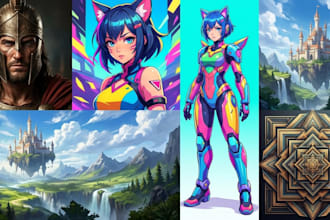 be your ai artist for stunning midjourney and ai images