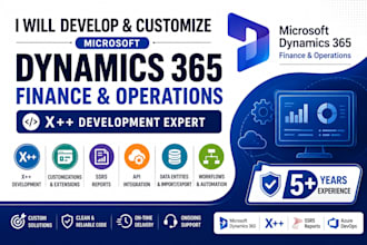 provide dynamics 365 finance and operations development