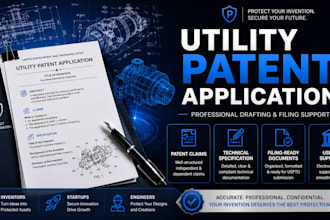 prepare, file your utility patent application, non provisional utility patent