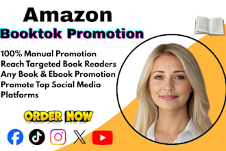 do book promotion amazon kindle book ebook marketing booktok promotion