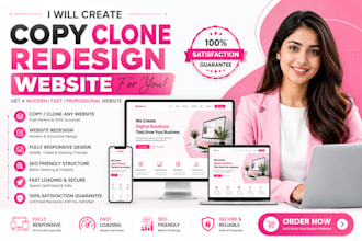 clone copy redesign website copy clone website revamp website
