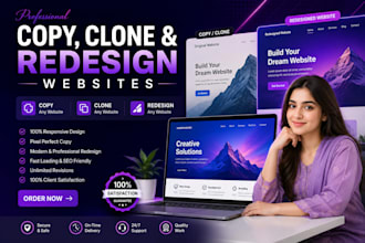 clone copy redesign website copy clone website revamp website