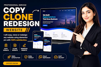clone copy redesign website copy clone website revamp website