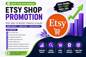 do etsy shop promotion, etsy store SEO, boost etsy traffic and boost sales