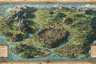 create a custom map for a world, city, town, or dungeon