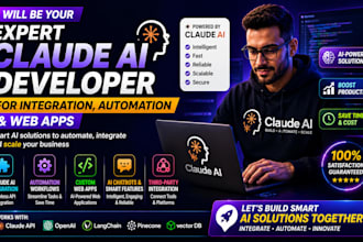 be your expert claude ai developer for integration, automation, and web apps
