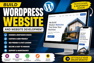 build wordpress website and website development