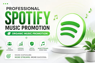 do spotify album promotion, spotify music track promotion