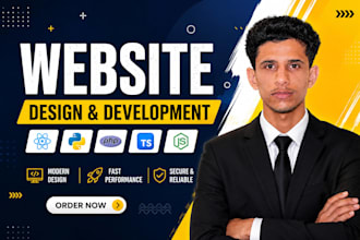 build website, website designing, full stack developer