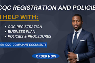 cqc registration, cqc compliant business plan, policies and procedures