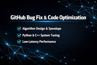 design algorithms  fix bugs, and optimize code for cpp or python