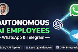 autonomous whatsapp and telegram ai agents using n8n