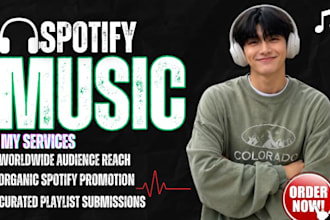 spotify music promotion with playlist curators and spotify ads spotify streams