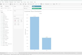 create a professional tableau dashboard