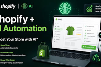 develop shopify ai automation and ai product description generator