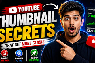 professional youtube thumbnail design