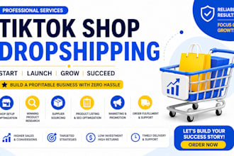 do tiktok shop dropshipping tiktok shop setup product research store management