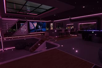 create custom interactive vrchat world ,vrc world 3d environment , metaverse