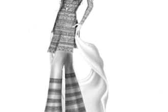 custom editorial fashion illustrations