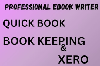 handle e book, quick book and xero