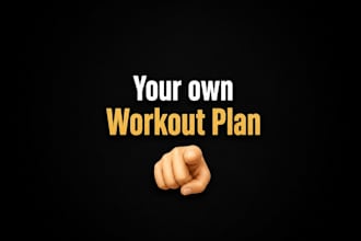 create a workout plan for you and your gym journey