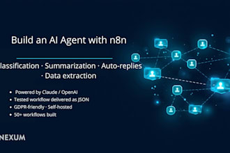 create an ai agent or chatbot automation with n8n