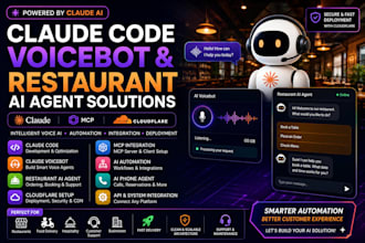claude code claude voicebot restaurant ai agent cloudflare claude ai agent mcp