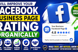 improve your facebook page with 5 star rating