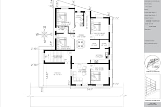 make architectural drawing in autocad and sketchup