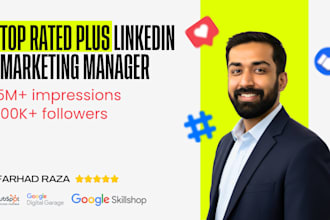 be your b2b linkedin marketing manager