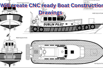 create cnc ready boat construction drawings