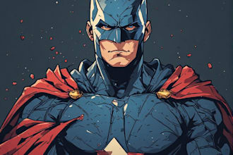 superhero character for comics