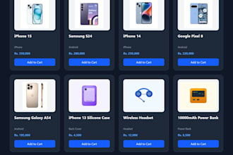 develop a modern and responsive web application