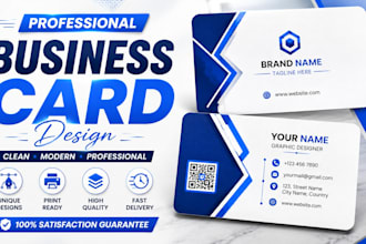 design a professional modern business card