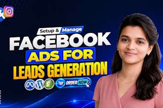 manage facebook ads campaign, meta ads, fb advertising for lead generation