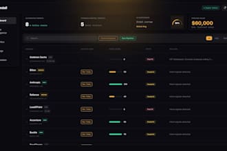 develop a custom full stack web application using react